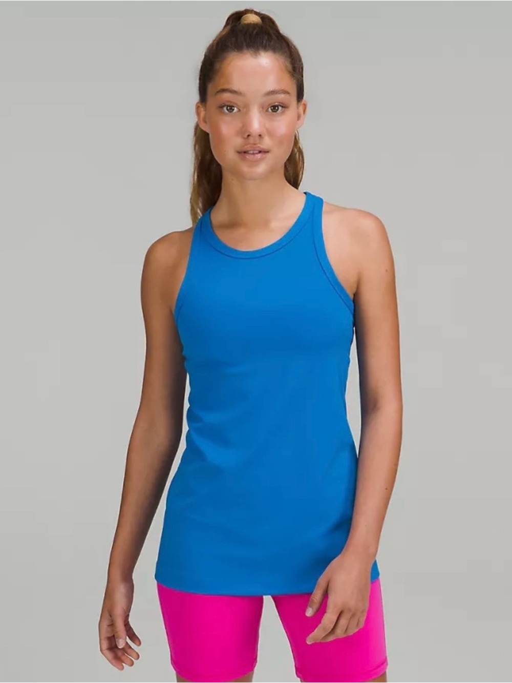 lululemon Align Hip Length Racerback Tank Top Poolside